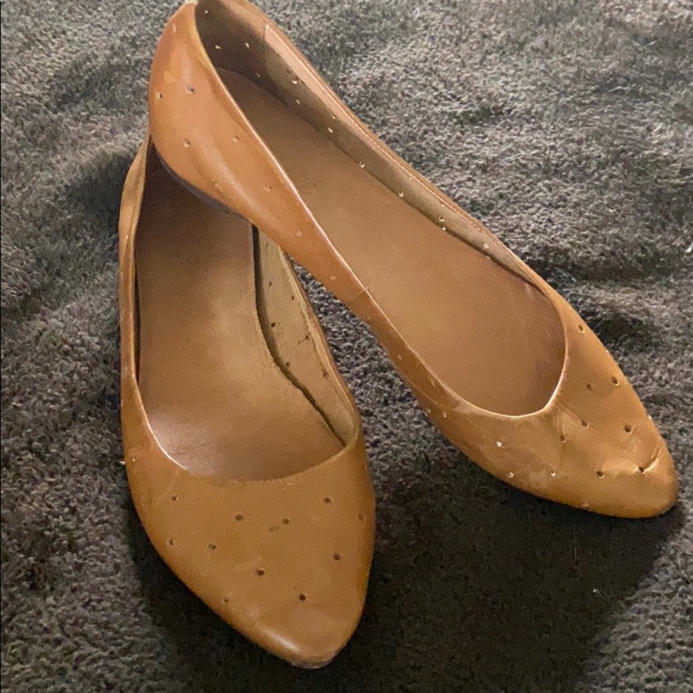 🎄 Madewell Perforated Leather Flat 🎄